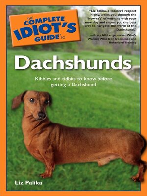cover image of The Complete Idiot's Guide to Dachshunds